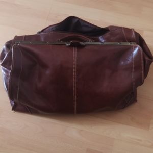Genuine Leather Made In Italy duffle bag